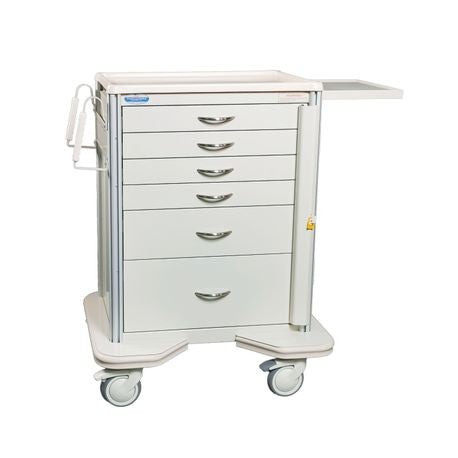 Premier Aluminum Solid Color Emergency Crash Carts / Code Carts