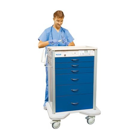 Aluminum Wireless Auto-Locking Carts